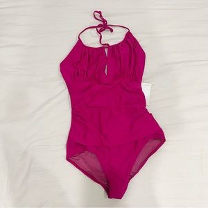 NWT Vibrant Pink One-Piece Swimsuit Size